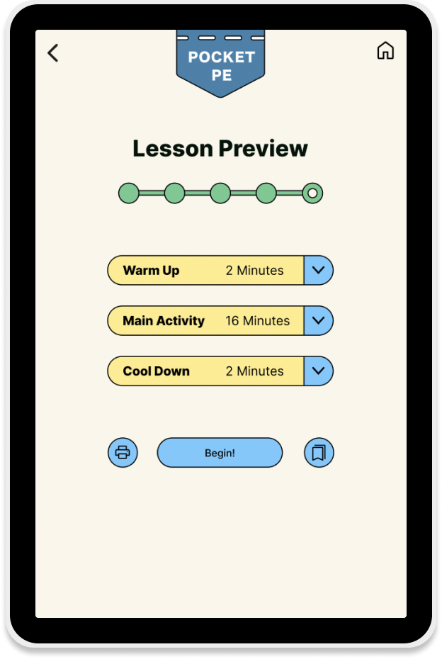 lesson preview page ipad